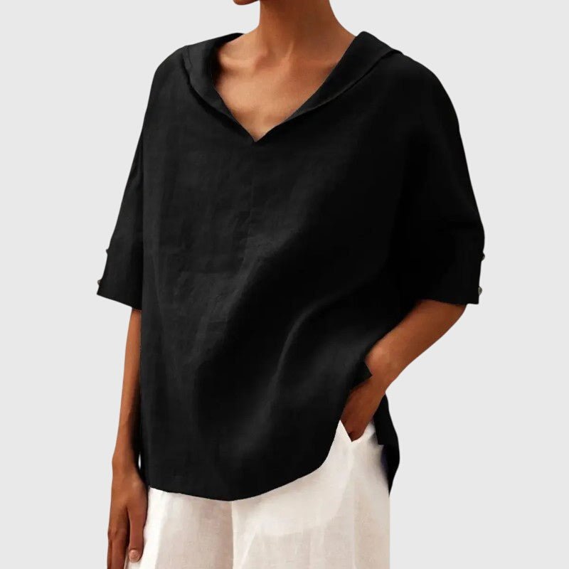 Women's Oversized Blouse - Black