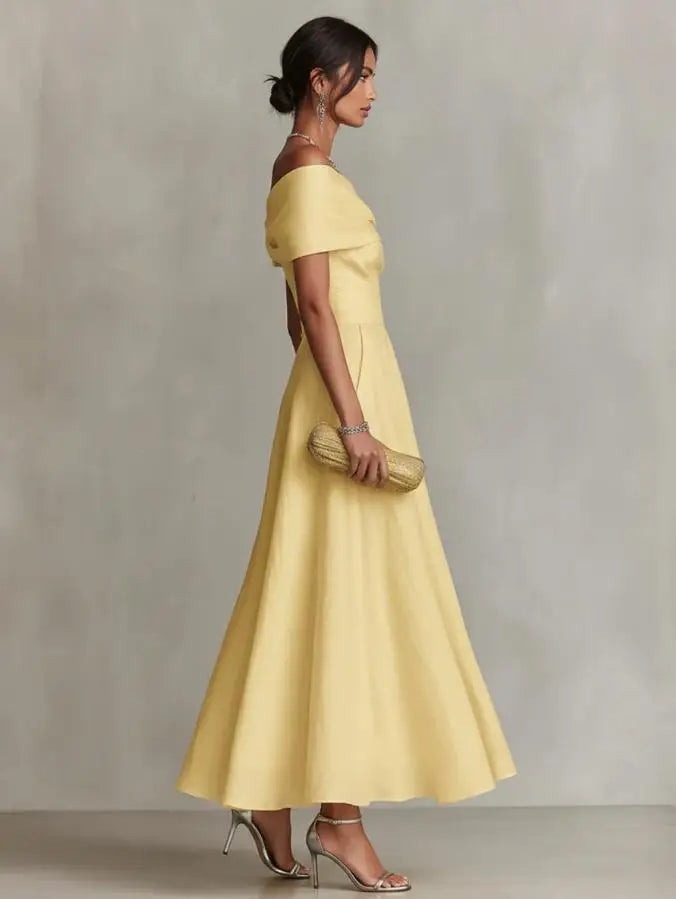 One Shoulder Formal Maxi Dress
