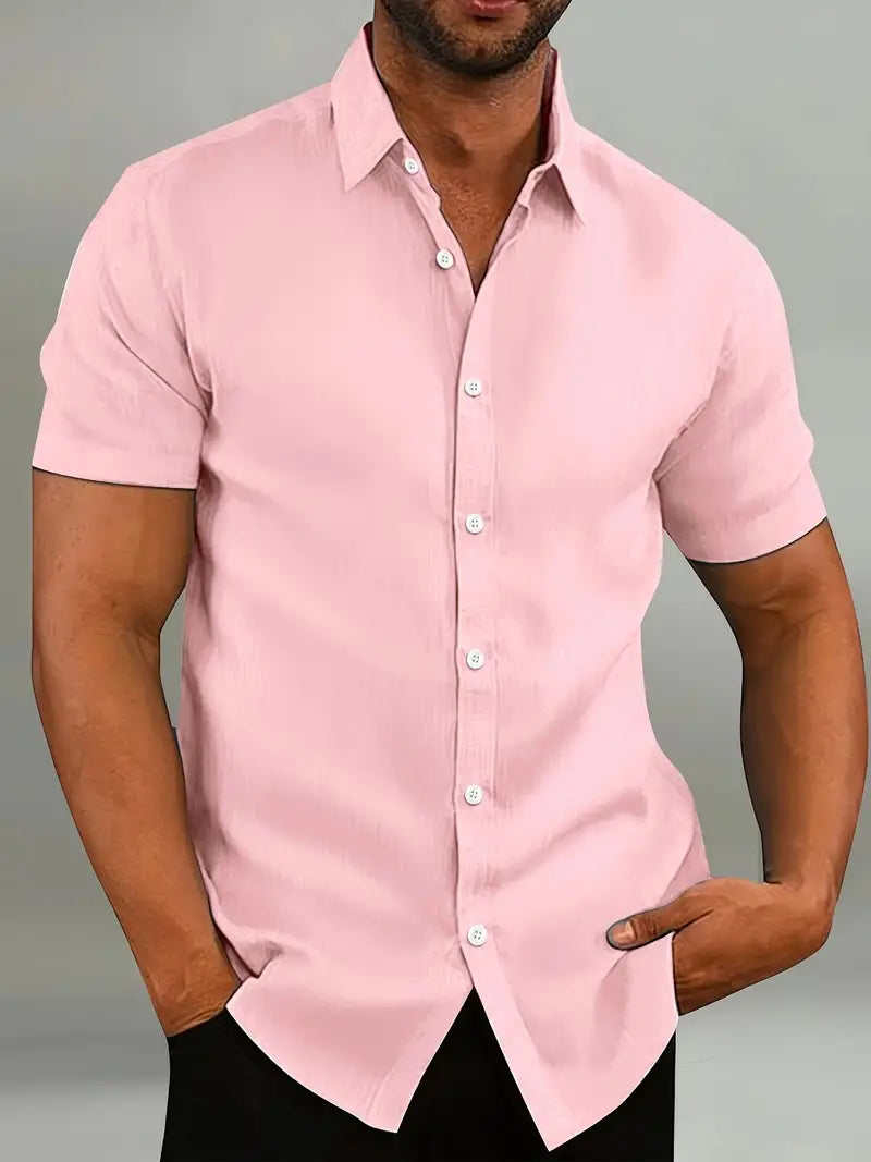 Max Men's Cotton Short Sleeve Shirt 4