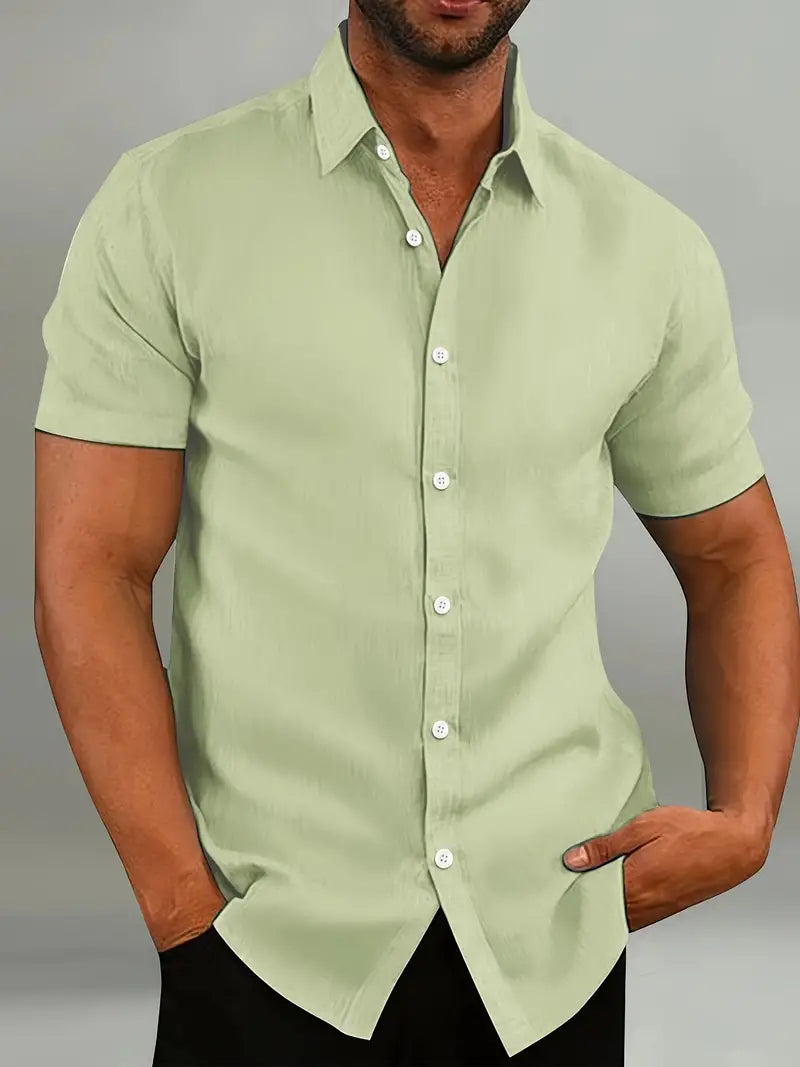 Max Men's Cotton Short Sleeve Shirt 6