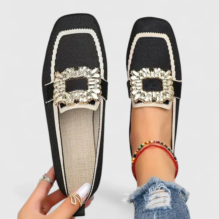 Molly Women's Embroidered Canvas Loafers 3