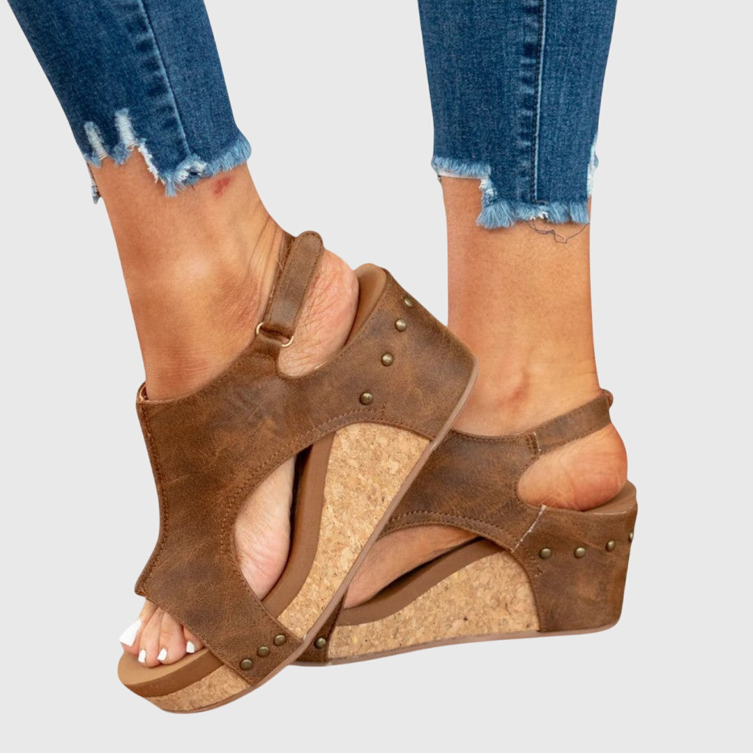 Natalie Women's Suede Platform Wedges 12