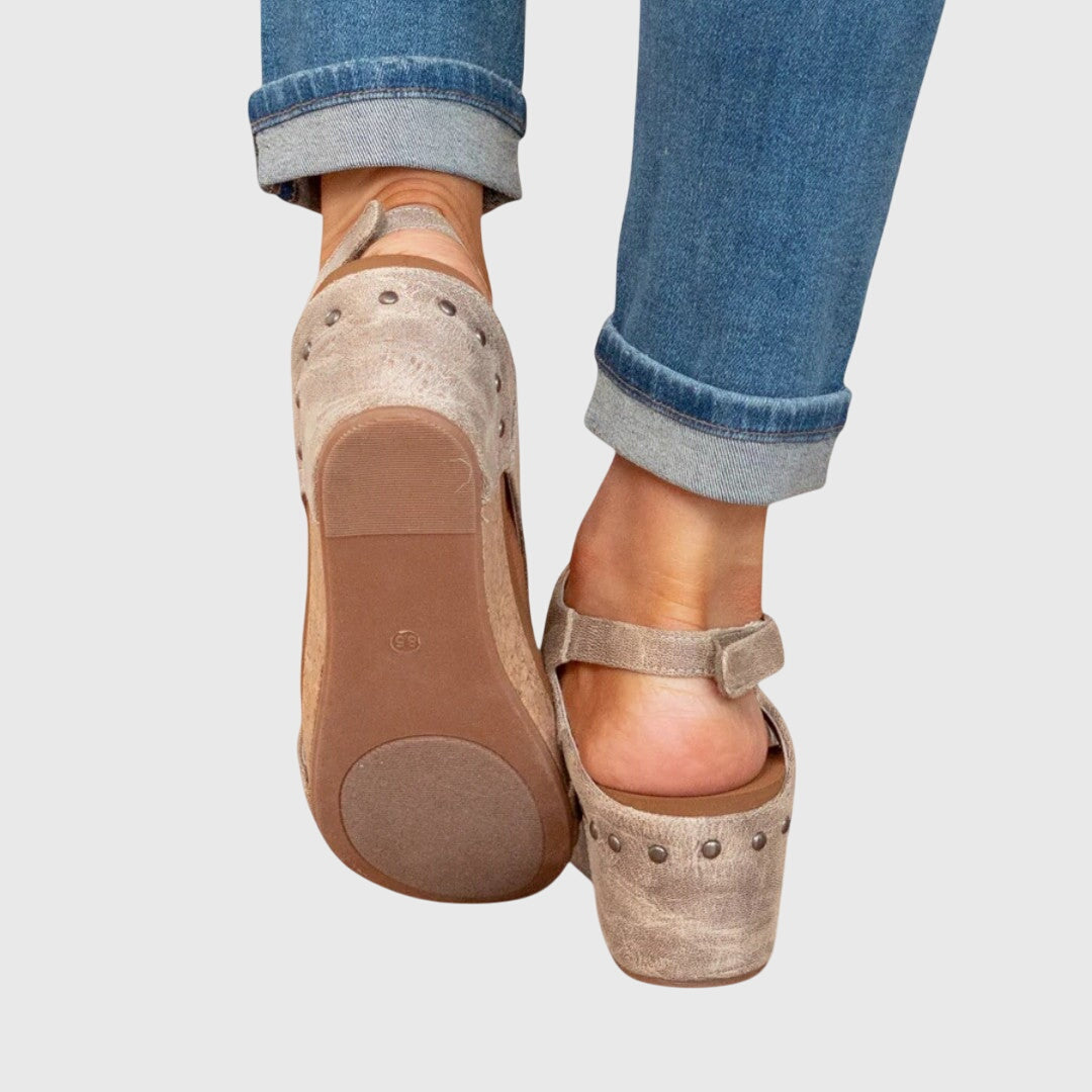 Natalie Women's Suede Platform Wedges 3