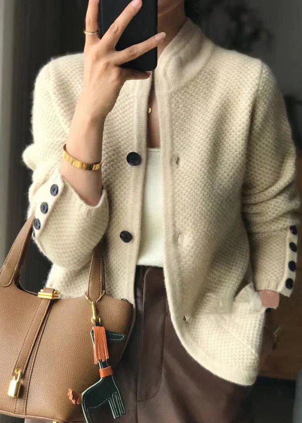 Women's Wool Cardigan - Off White