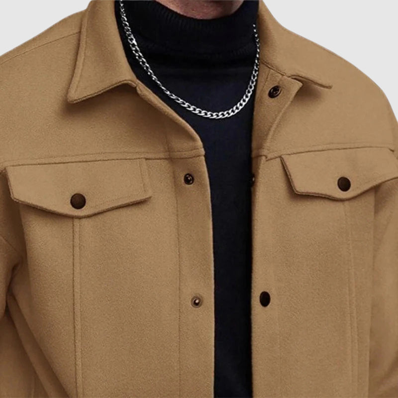 Noah Men's Wool Double Breasted Denim Jacket 6