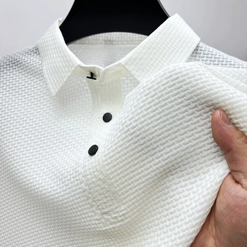 Nolan Men's Textured Polo Shirt 5
