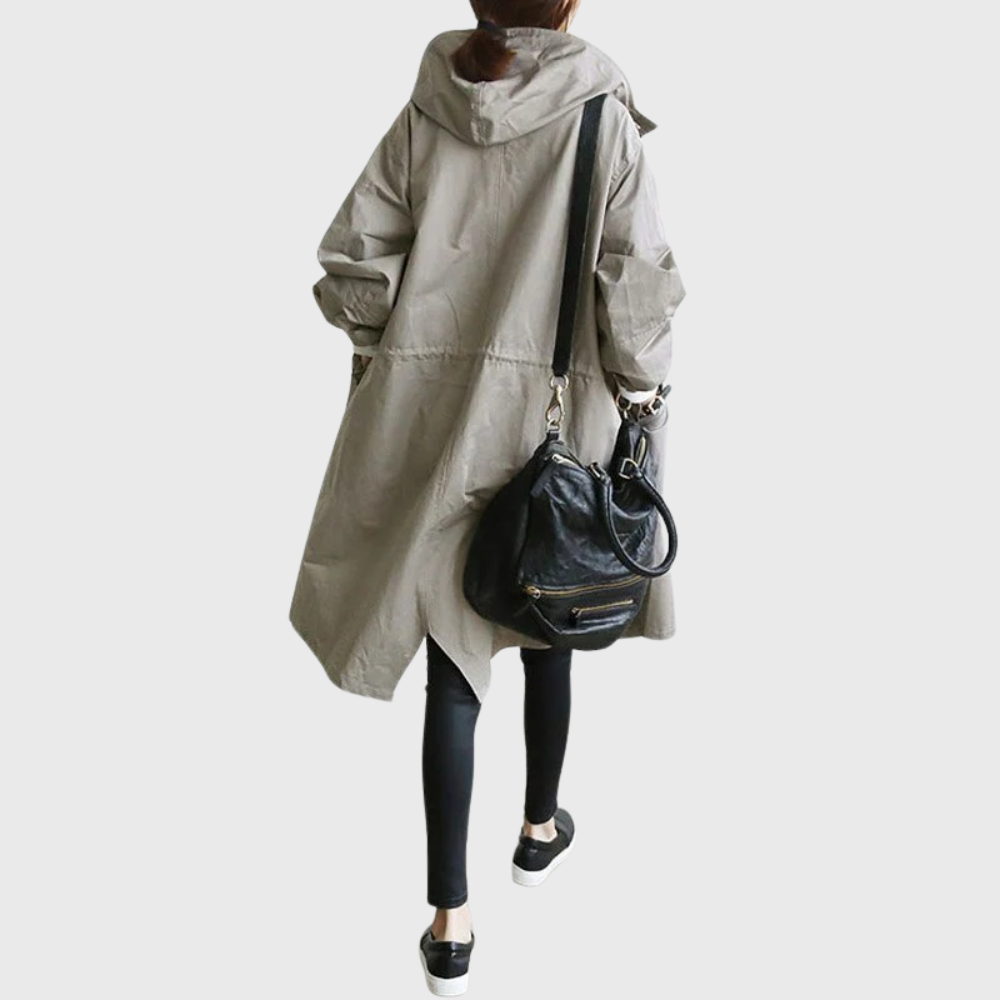 Odette Women's Hooded Trench Coat 8