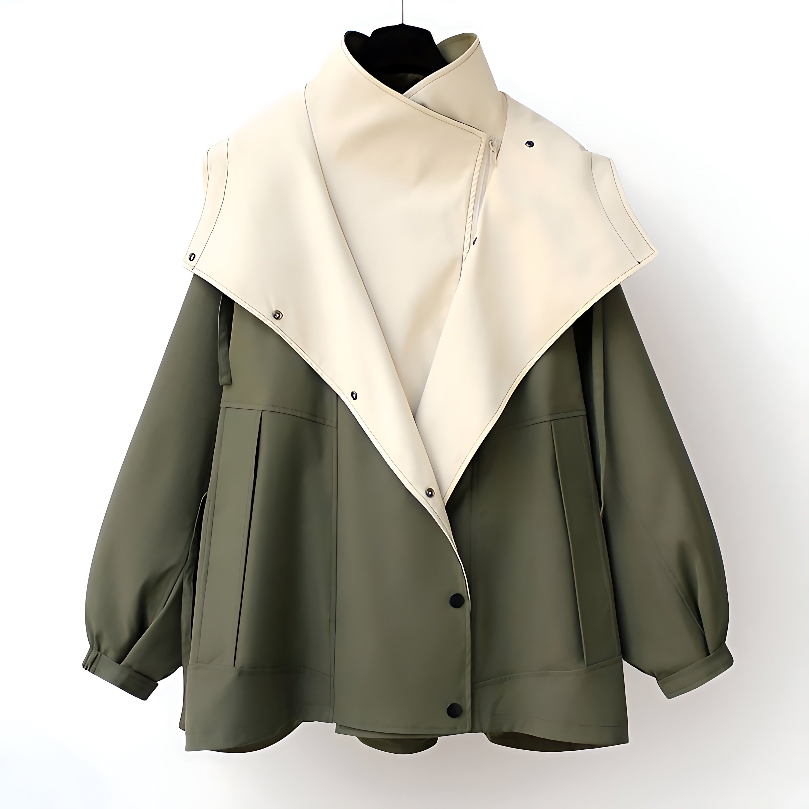 Oversized Windbreaker Jacket
