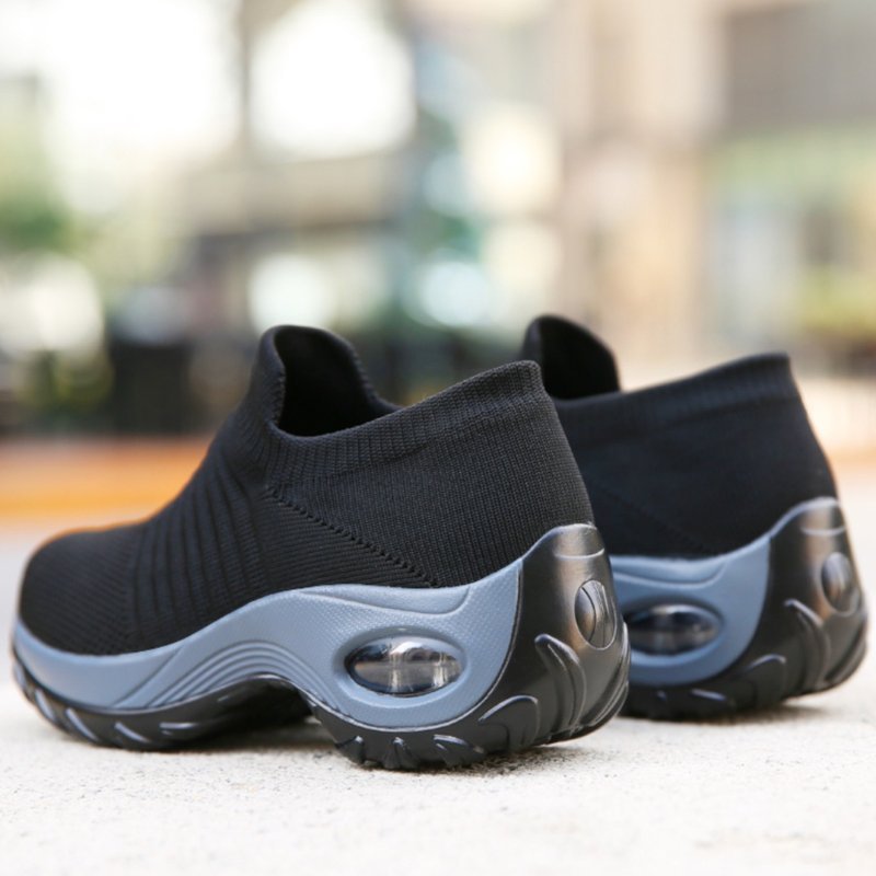 Women's Knit Platform Sneakers