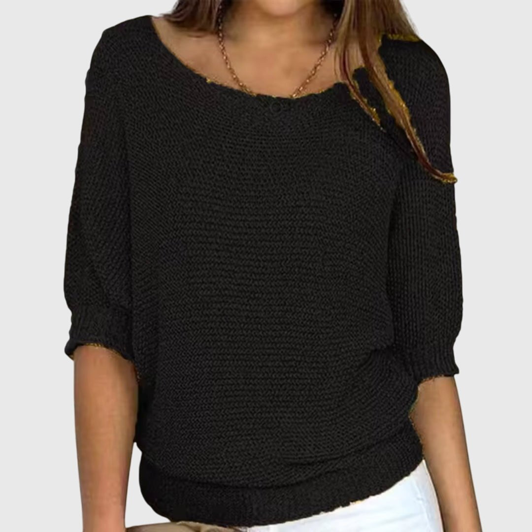 Women's Knit Sweater - Black