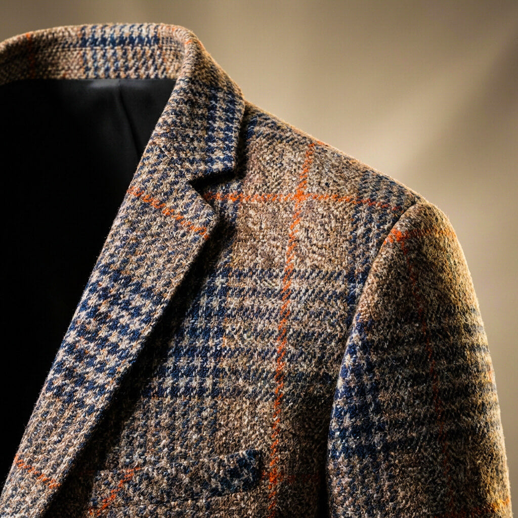 Parker Men's Wool Checked Blazer 3