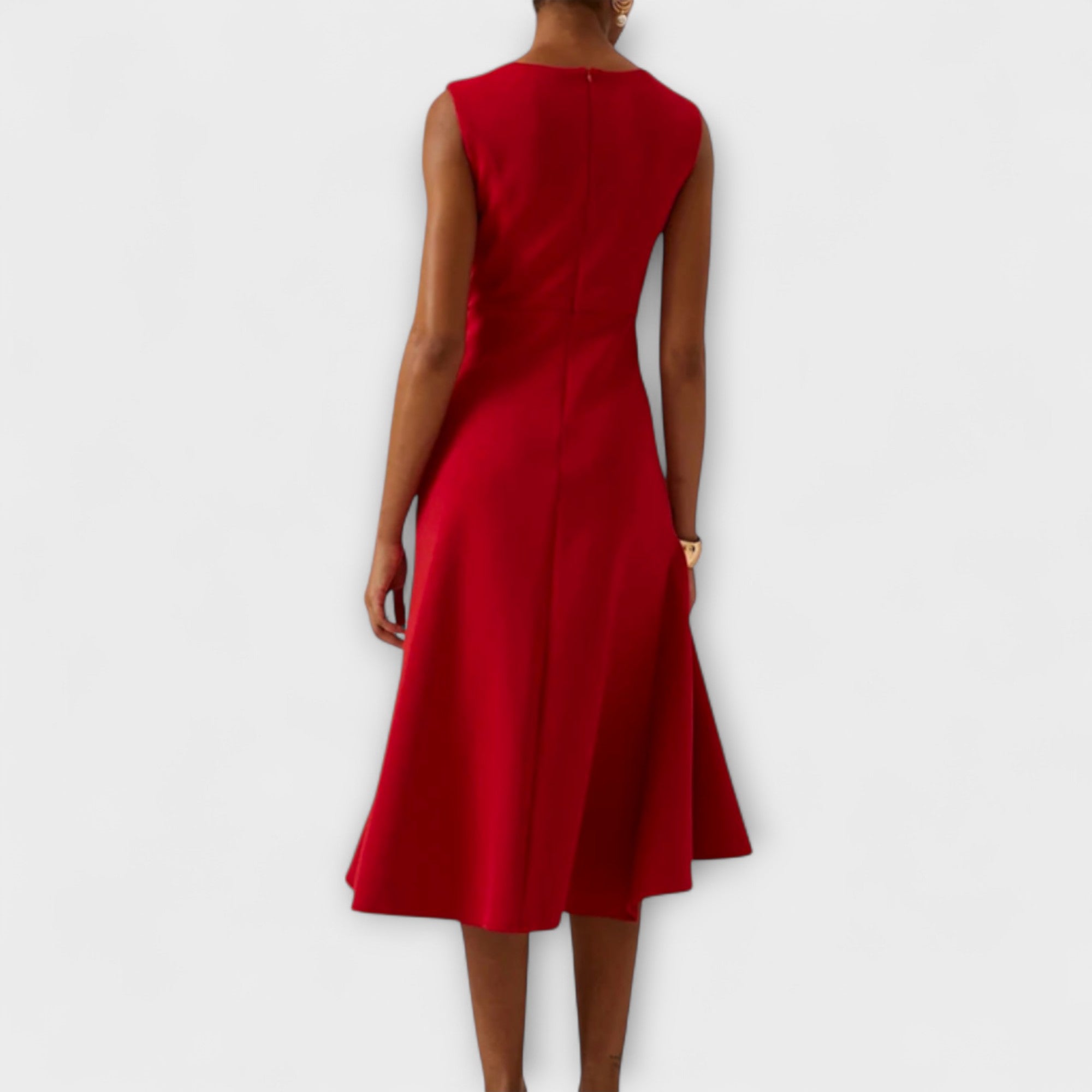 Patricia Women's Sleeveless Ruffle Hem Midi Dress 2