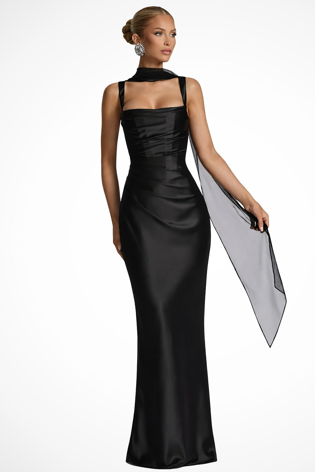 new york & company maxi dresses Women's Prom Bodycon Dress Size:17.5 (34/35) BLFA25 House of CB White destination events
