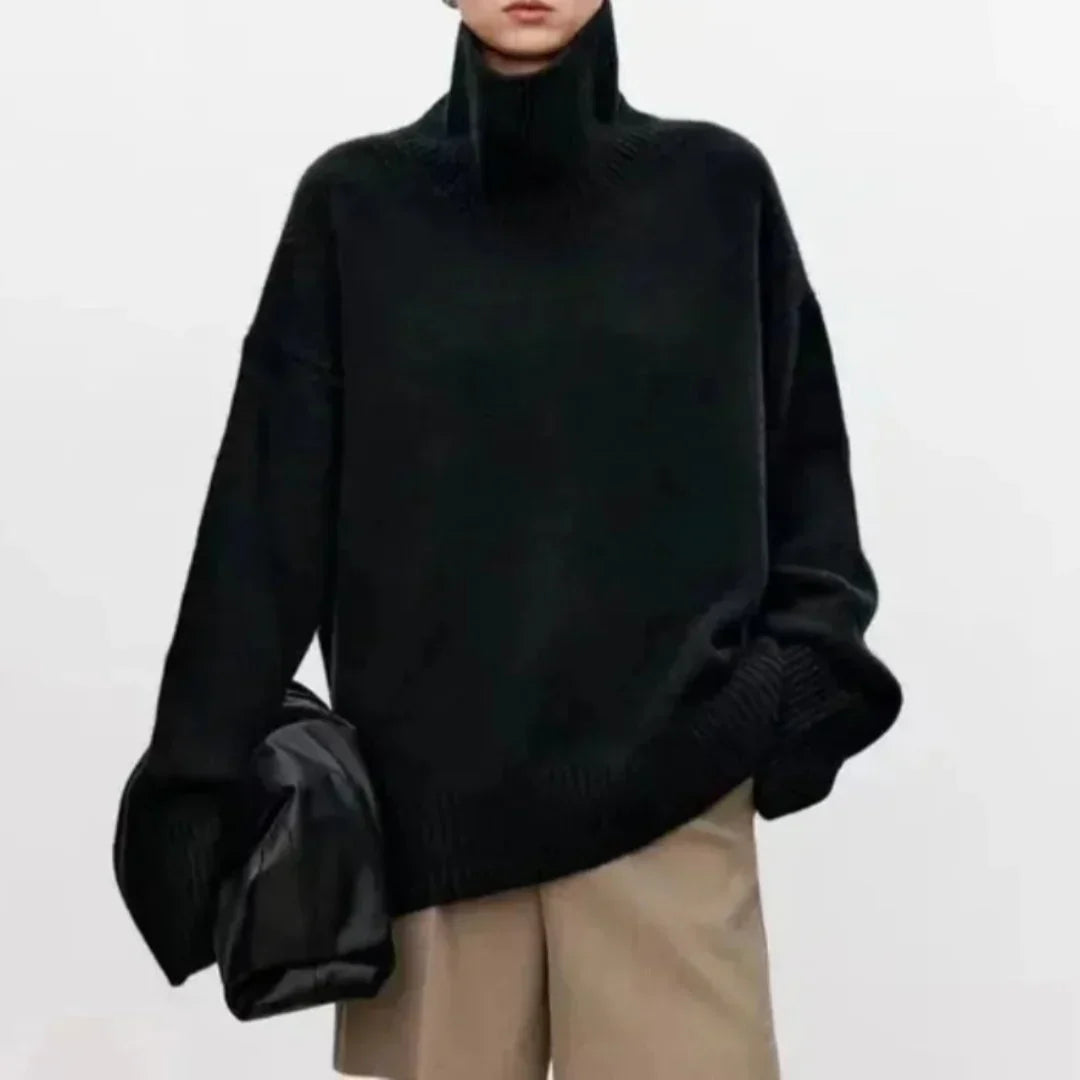 Phoebe Women's Wool Turtleneck Sweater 6