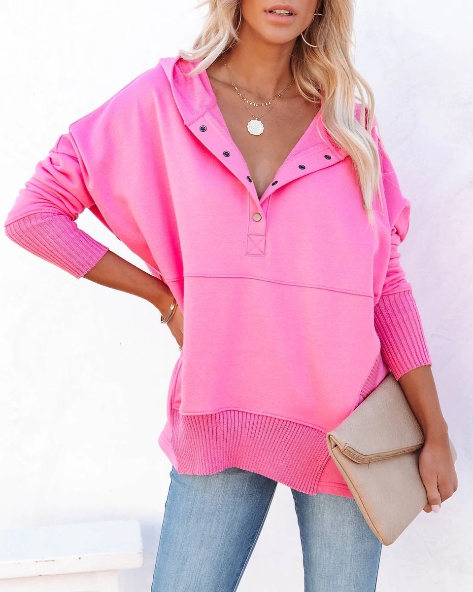 Women's Oversized Hoodie - Pink