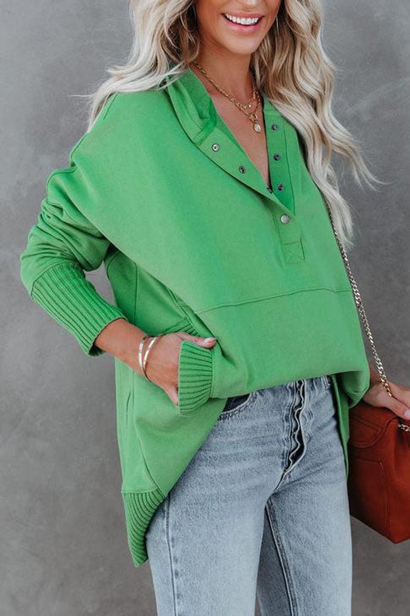 Women's Oversized Hoodie - Green