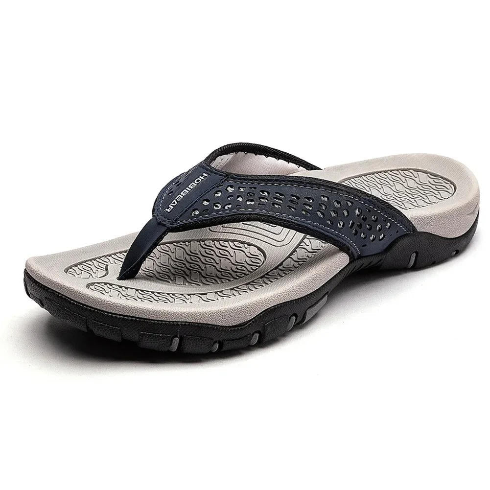 Reid Men's Leather Flip Flop Sandals 13