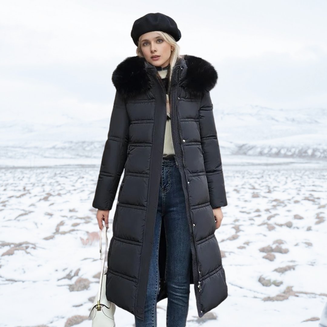 Women's Oversized Puffer Coat - Black