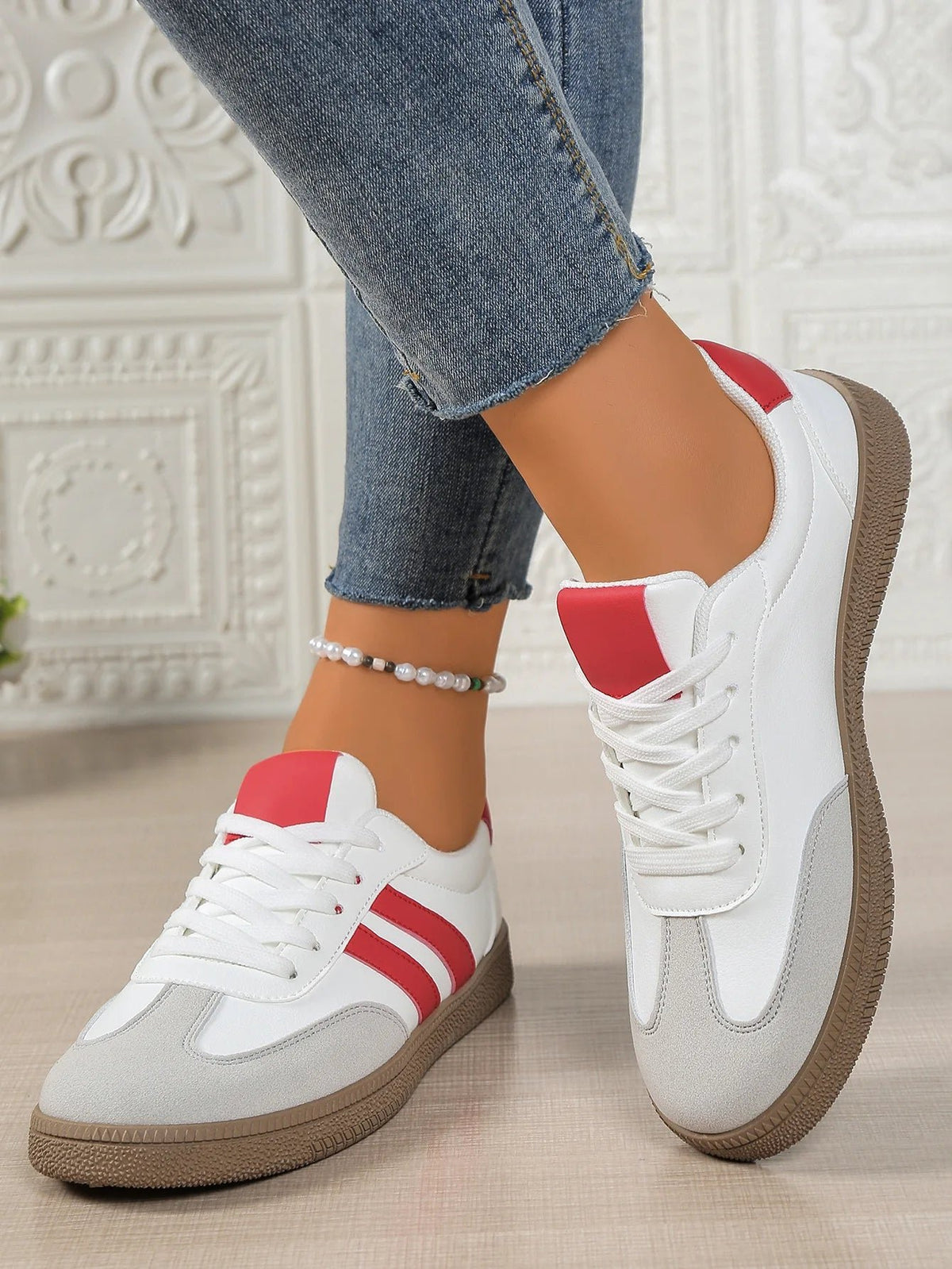 Women's Suede Low-Top Sneakers