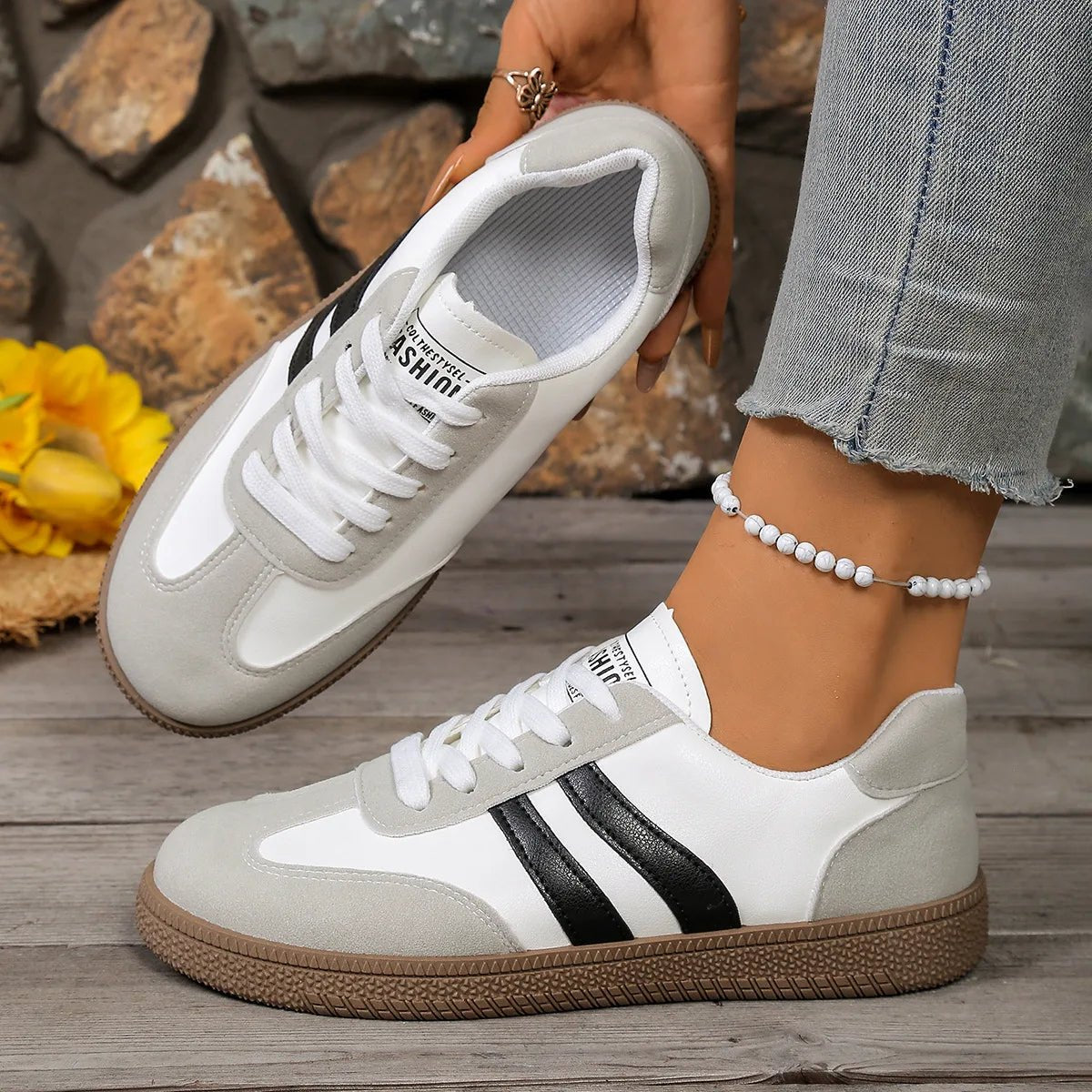 Women's Suede Low-Top Sneakers