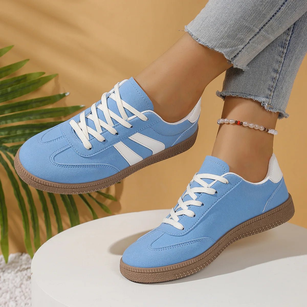 Women's Suede Low-Top Sneakers