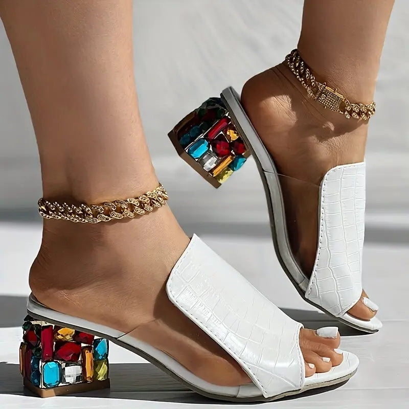 Rosie Women's Embellished Mules 9
