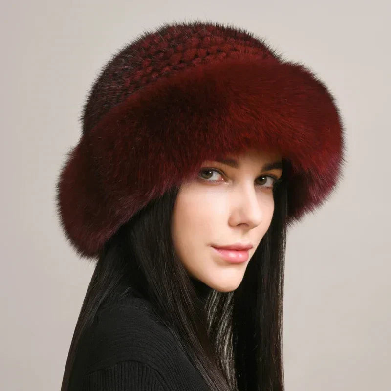 Rosie Women's Faux Fur Bucket Hat 2