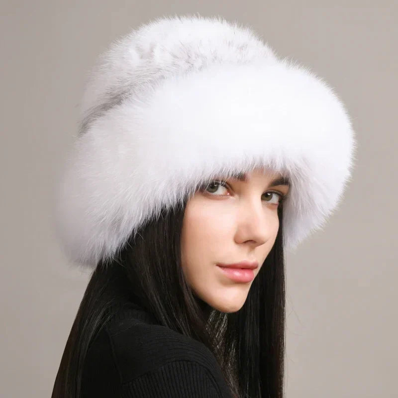 Rosie Women's Faux Fur Bucket Hat 4
