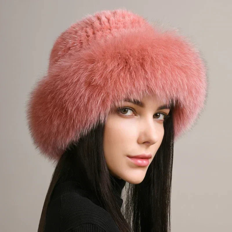 Rosie Women's Faux Fur Bucket Hat 5
