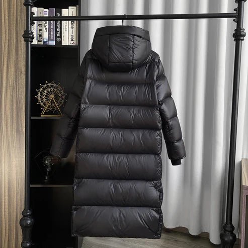 Women's Hooded Nylon Puffer Coat