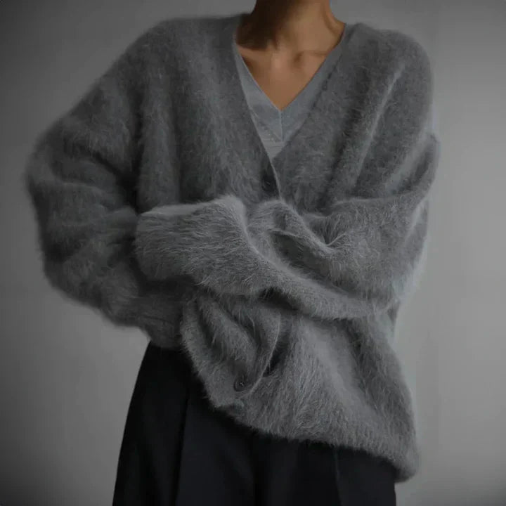 Ruby Women's Oversized V-Neck Cardigan 3
