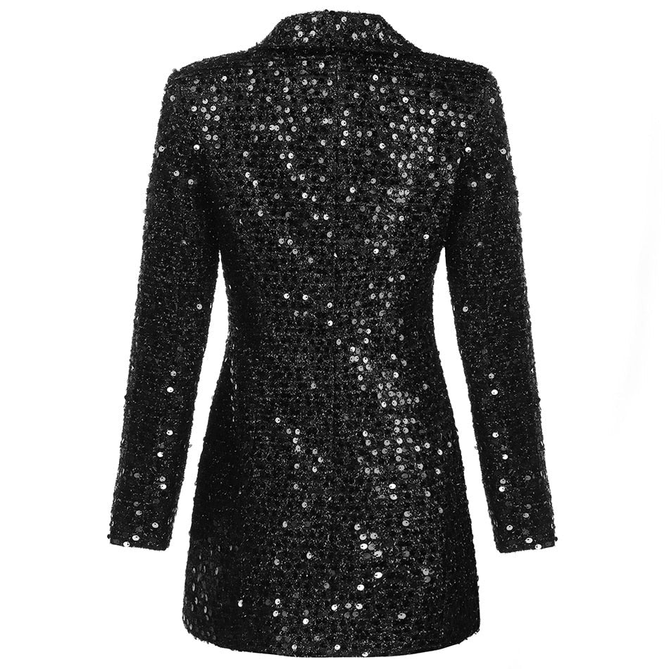 Sequin Blazer Mini Dress