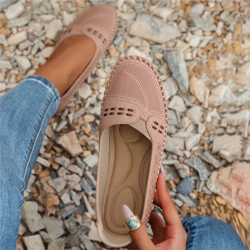 Women's Slip-On Loafers - Pink