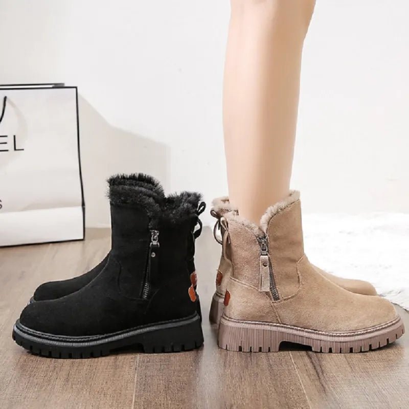 Women's Suede Snow Boots