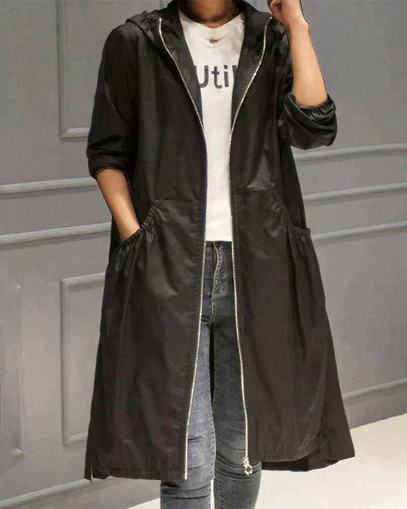 Women's Trench Coat - Schwarz