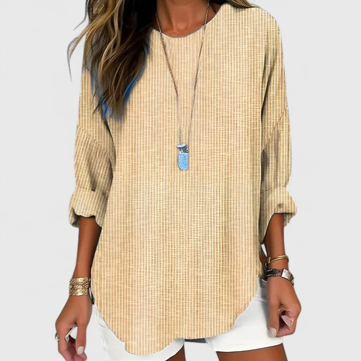 Scarlett Women's Ribbed Long Sleeve Top 1