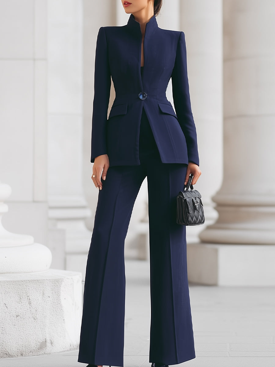 Sharie - Elegant Blazer & Trouser Suit Set 1