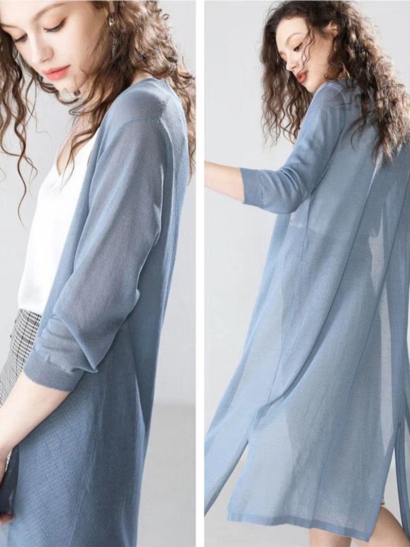 Women's Oversized Knit Duster Cardigan