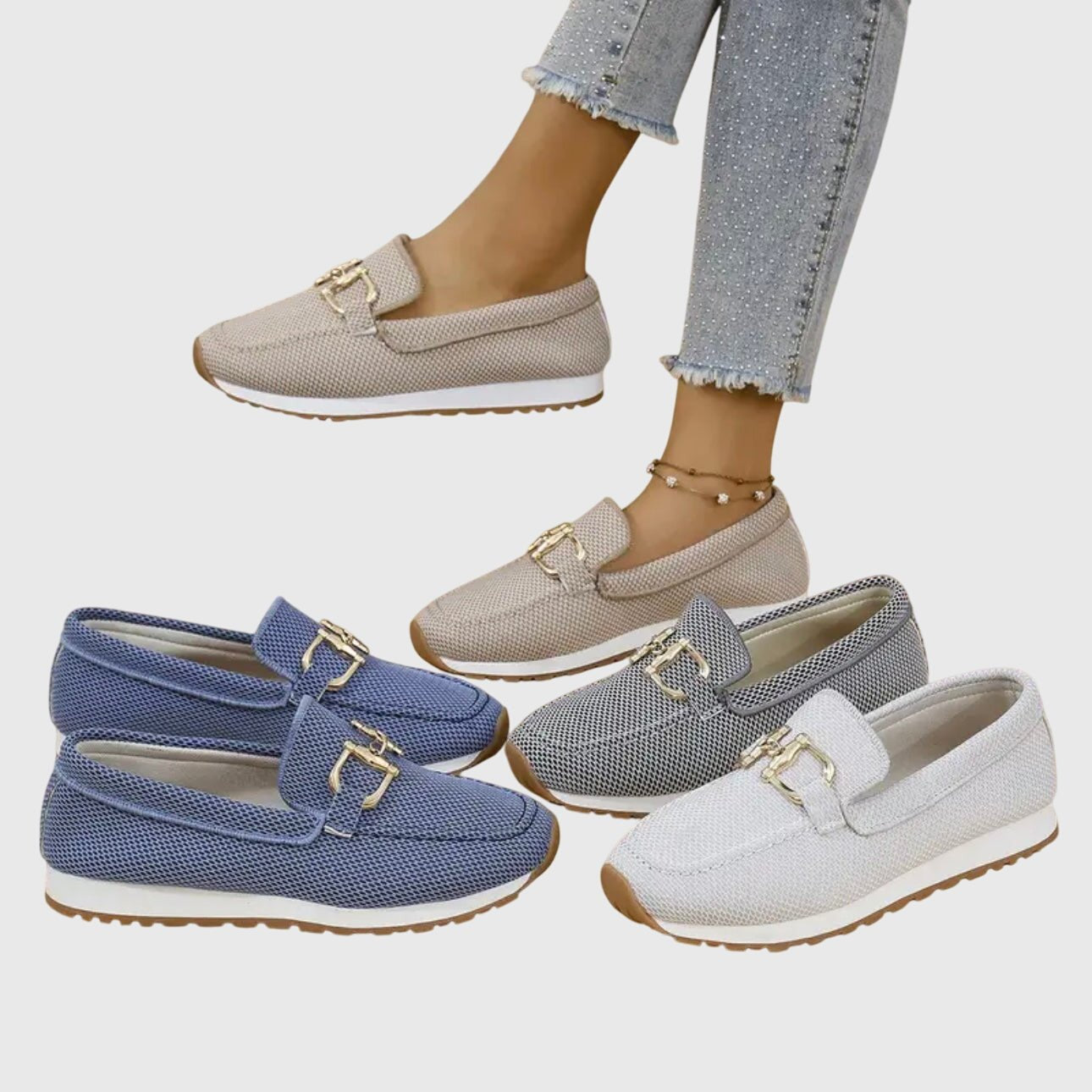 Women's Knit Platform Loafers