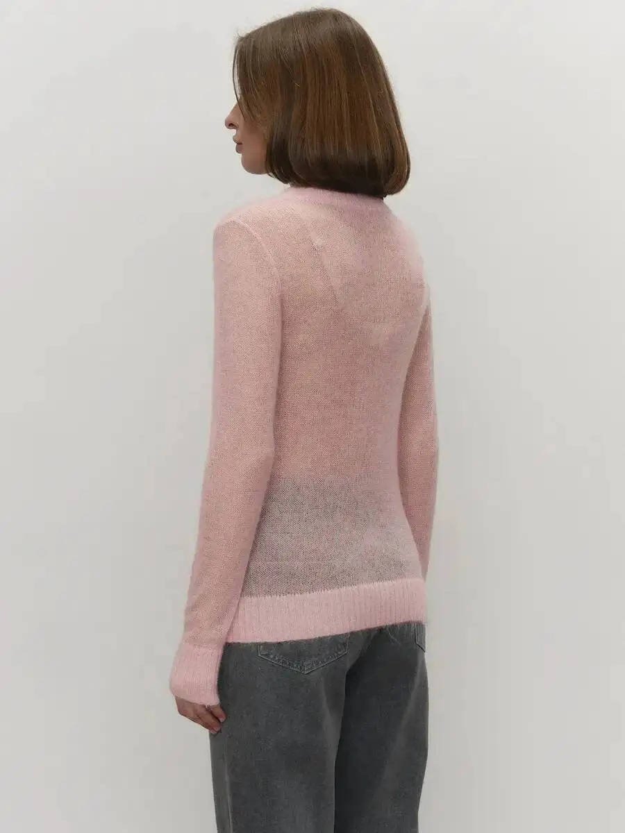 Women's Mohair Crewneck Sweater