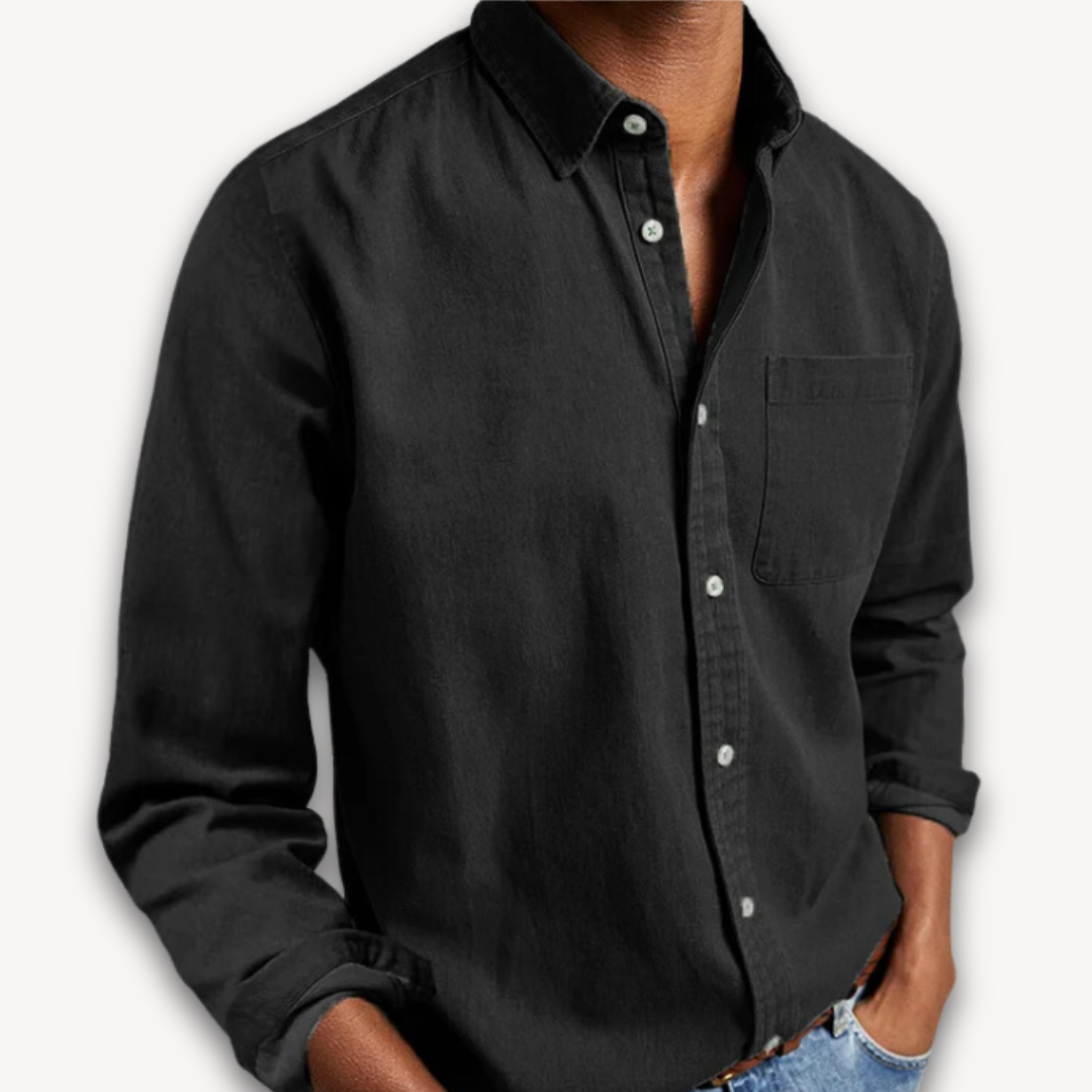 Spencer Men's Cotton Long Sleeve Shirt 1