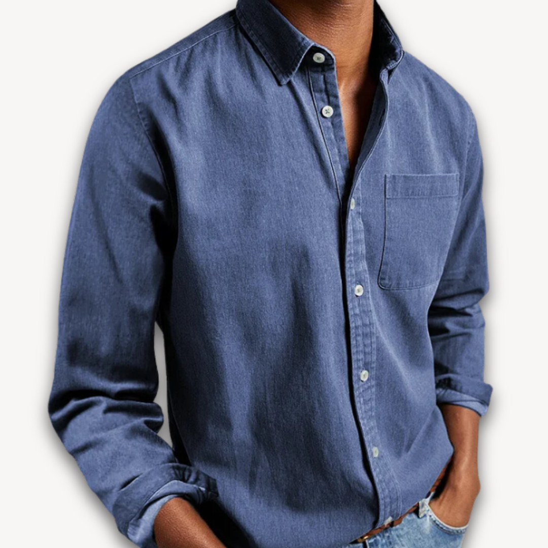 Spencer Men's Cotton Long Sleeve Shirt 2