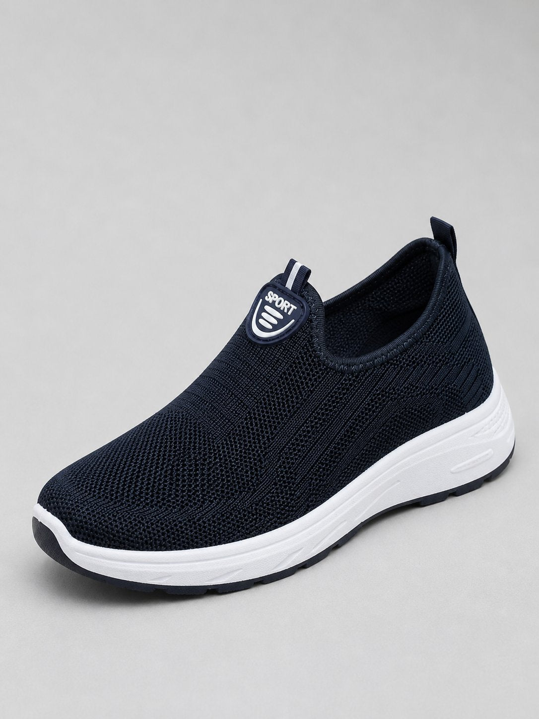 Women's Knit Slip-On Sneakers - Navy