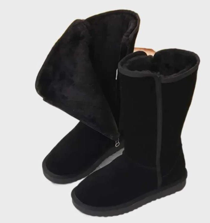 Women's Tall Suede Snow Boots