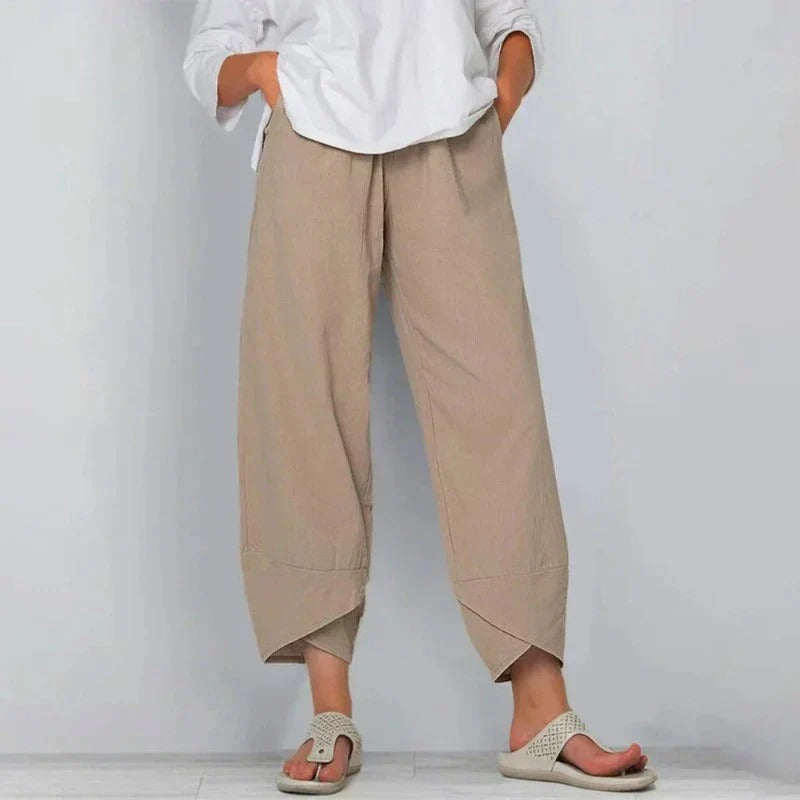 Tessa Women's Relaxed Fit Wide Leg Trousers 2