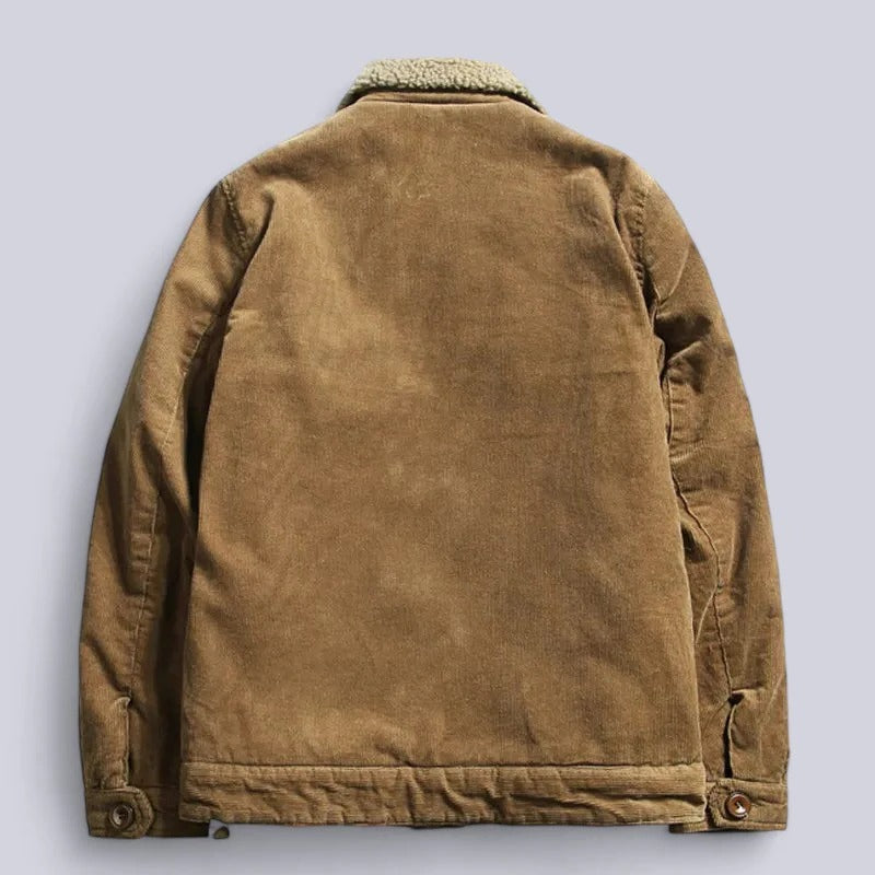 Tristan Men's Fleece Lined Corduroy Jacket 2