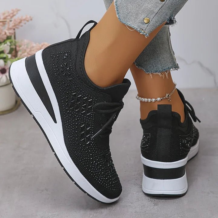 Women's Knit Platform Sneakers