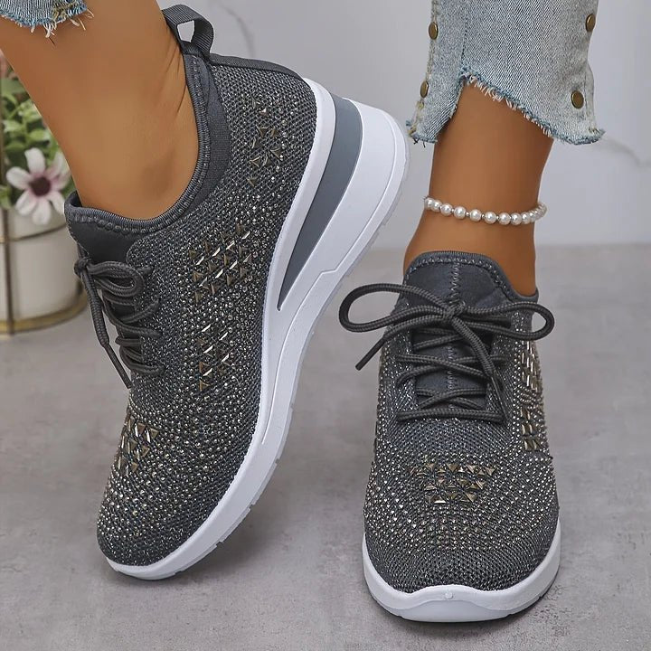 Women's Knit Platform Sneakers