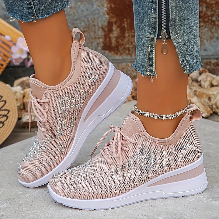 Women's Knit Platform Sneakers