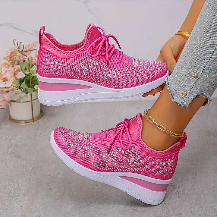 Women's Knit Platform Sneakers